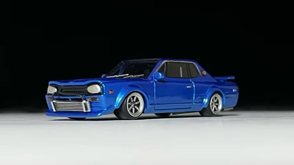完成したハコスカのミニカー