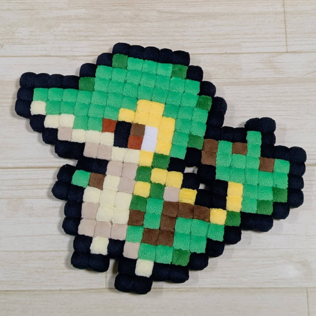 ……縫いつなげるとあのポケモンに!