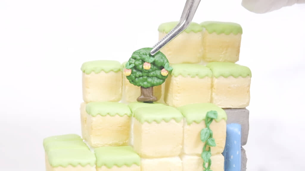 アイシングクリームで作った木