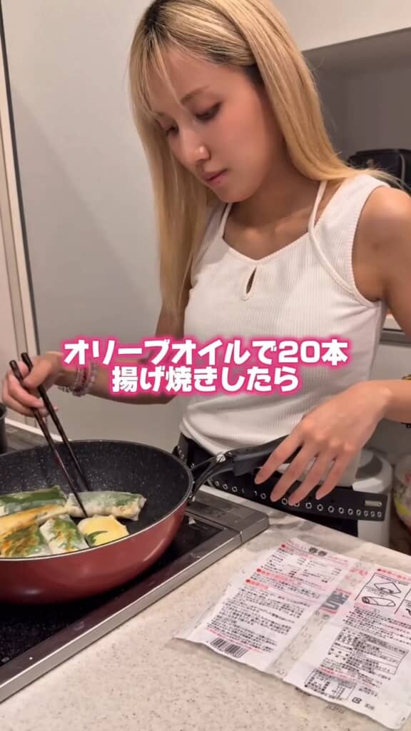 春巻きも市販の皮を一度に使い切るほど大量