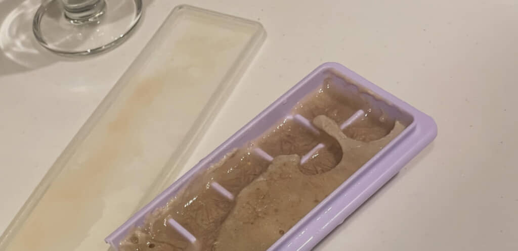 ワンちゃん用に作っていたアイス