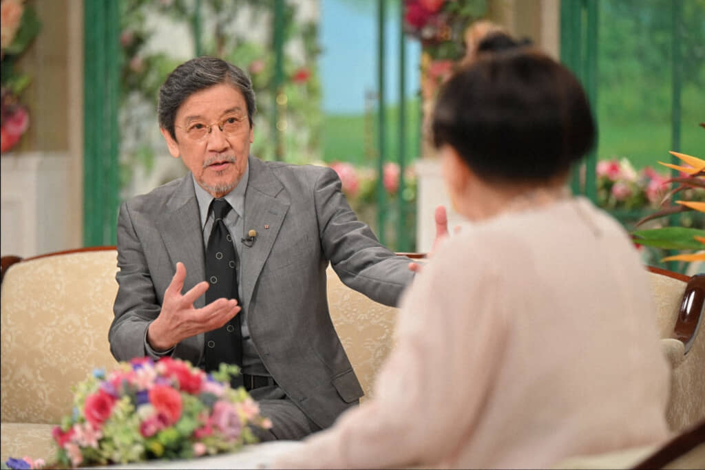 7月17日放送「徹子の部屋」の一場面 （C）ABCテレビ
