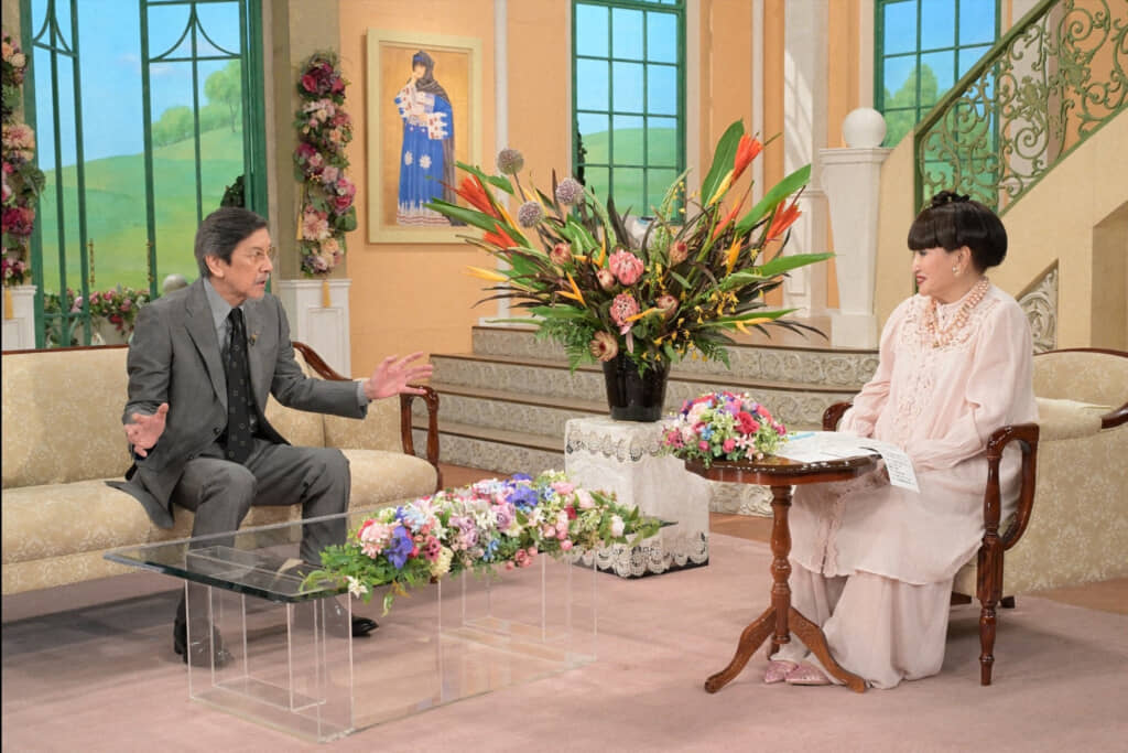 7月17日放送「徹子の部屋」の一場面 （C）ABCテレビ