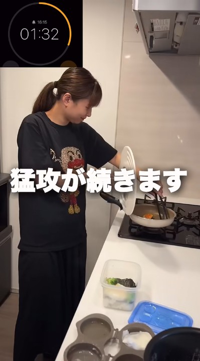 跳ねる油との戦い