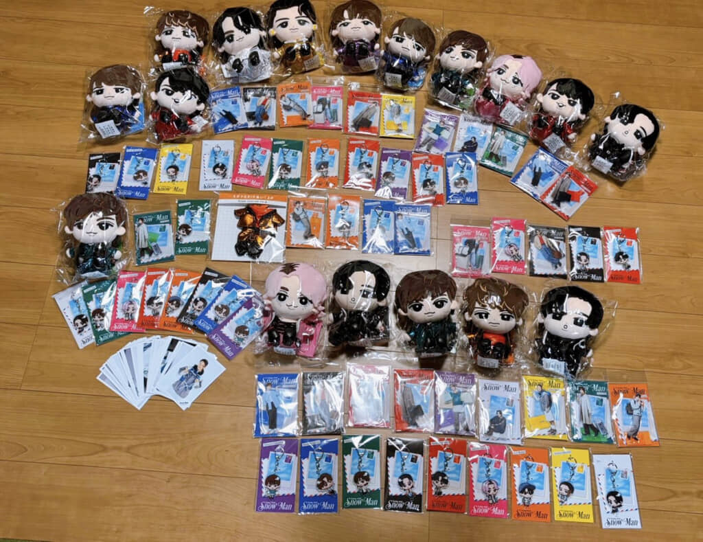 購入した全アイテム。このうち4割くらいがリリーさんの分
