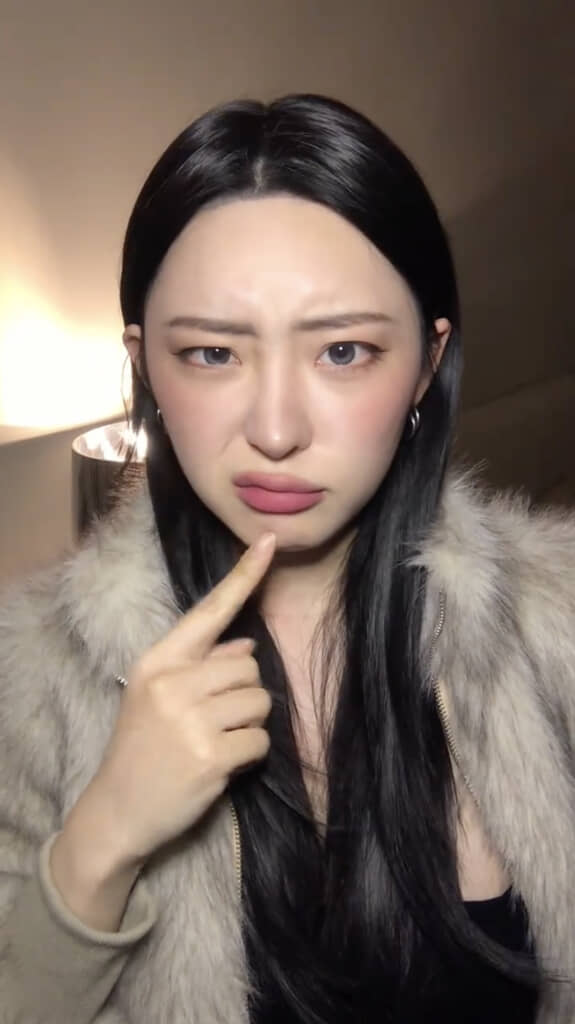 バッチリメイクで変身しますが納得いかない様子