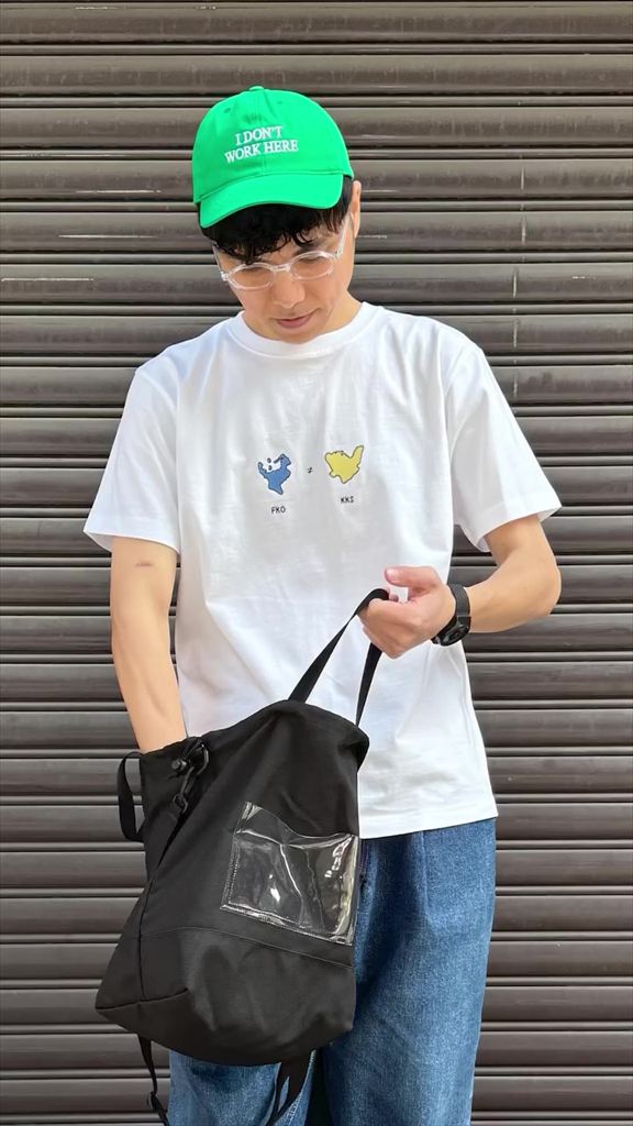 福岡と北九州Tシャツ着用画像