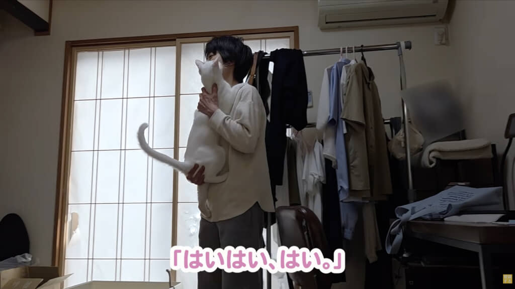 もう一度抱っこ！