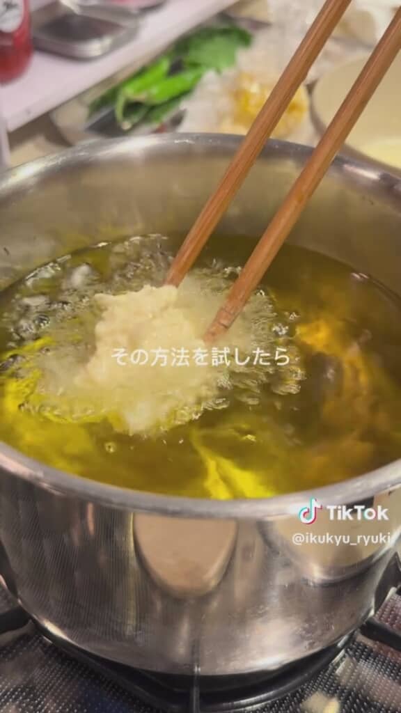 天ぷらも大成功