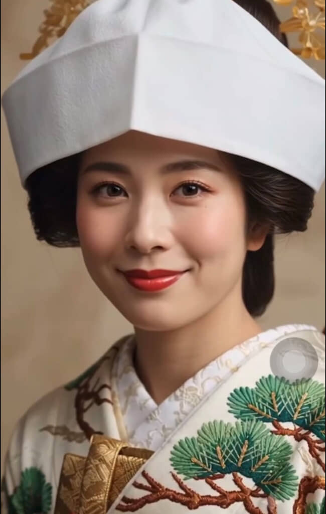 66年前のお母さまの写真をもとに生成した画像