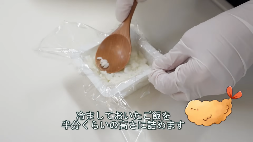型に使うのは豆腐パック