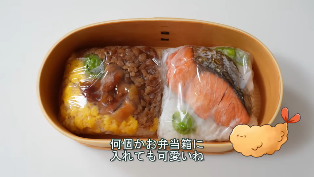 お弁当箱にそのまま並べれば、かわいらしい仕上がりに