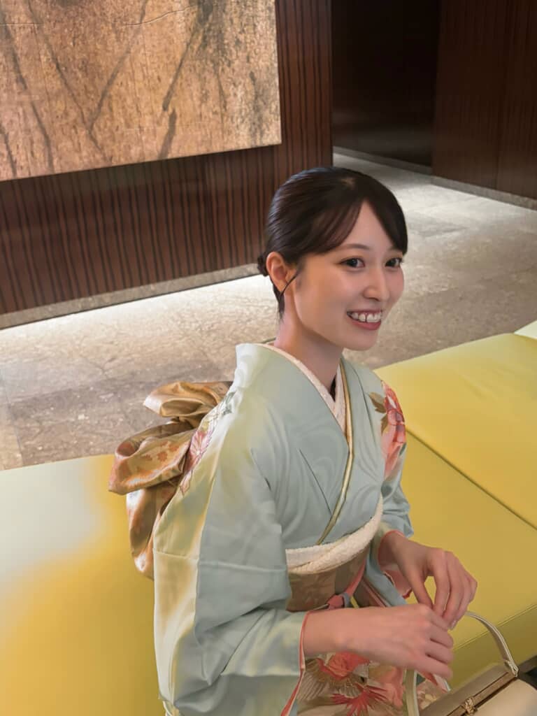すてきな振袖がよく似合っているひまりさん