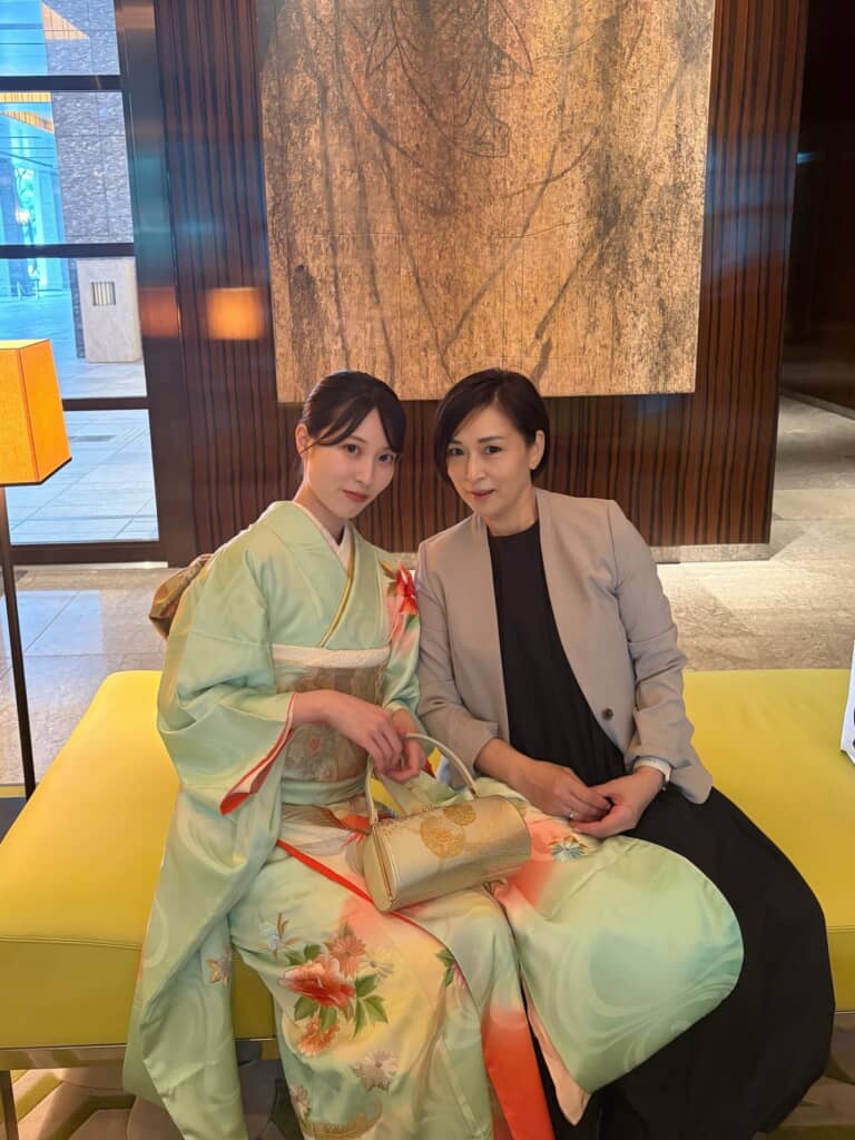 母との2ショット