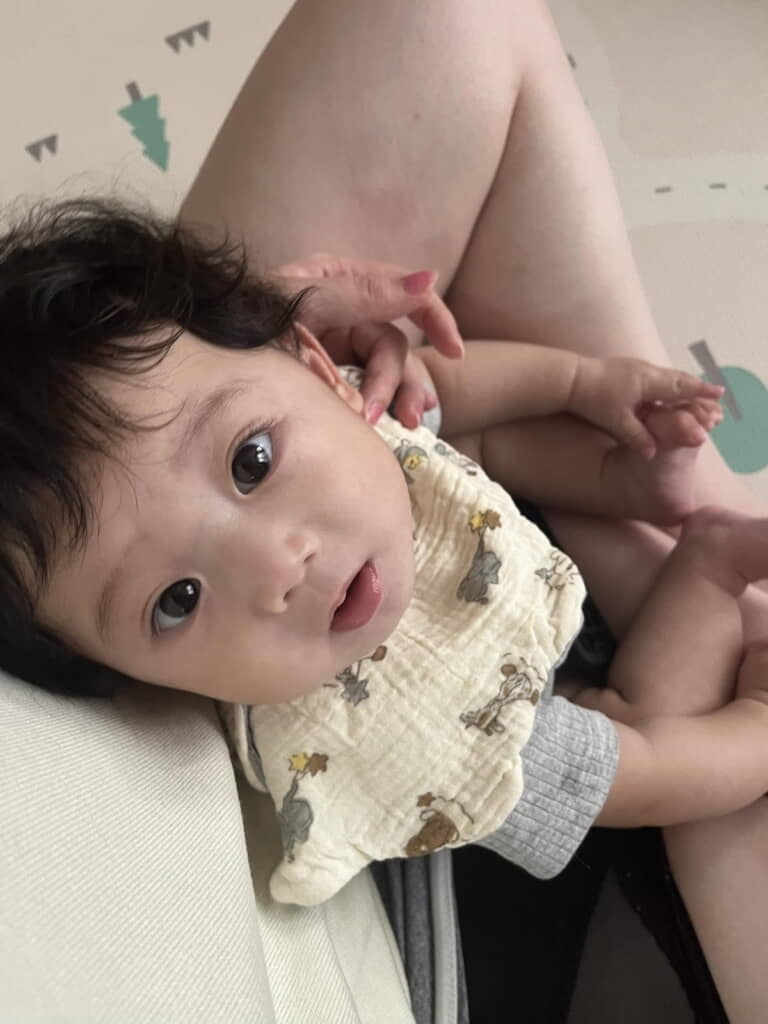 生後5カ月の息子さん