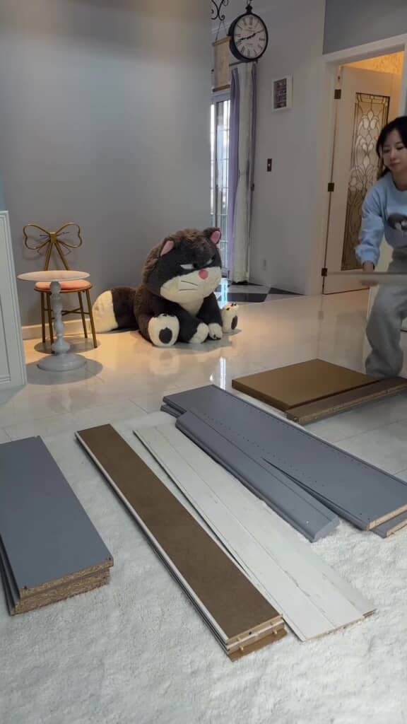 大きなパーツがたくさん