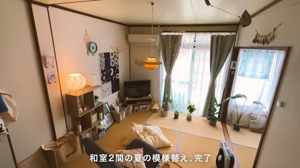 和室二間の模様替えが完成
