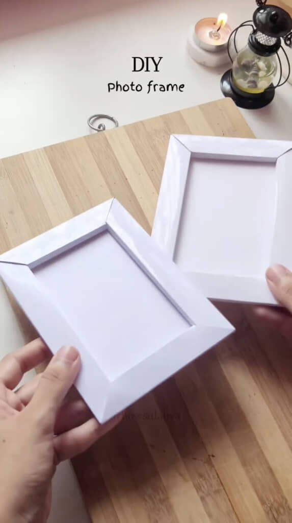 あっという間にお手製フォトフレームが完成！