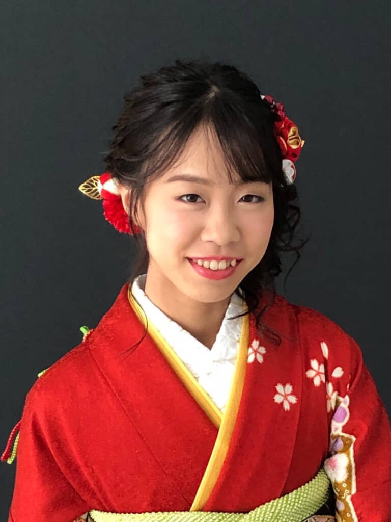 プロがヘアメイクを手掛けた成人式の前撮り写真