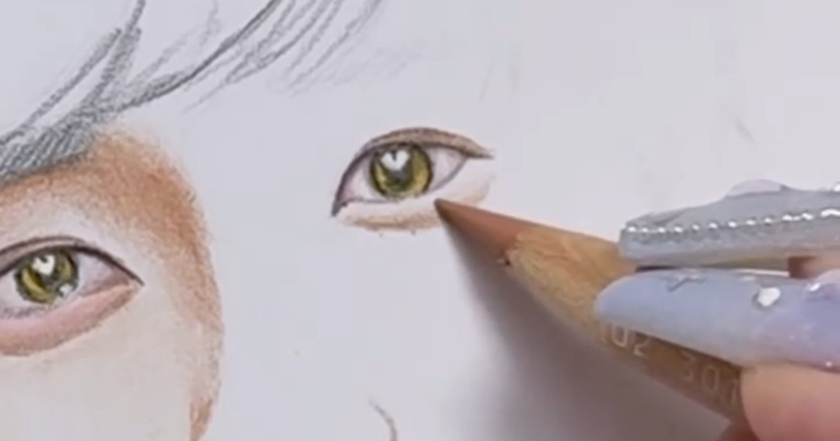 色鉛筆で描いた“嵐”→よく見ると……「気づいた?」 愛あふれる力作に「すごい才能」「まさかニノの髪に」 (1/3) | ライフスタイル ねとらぼ