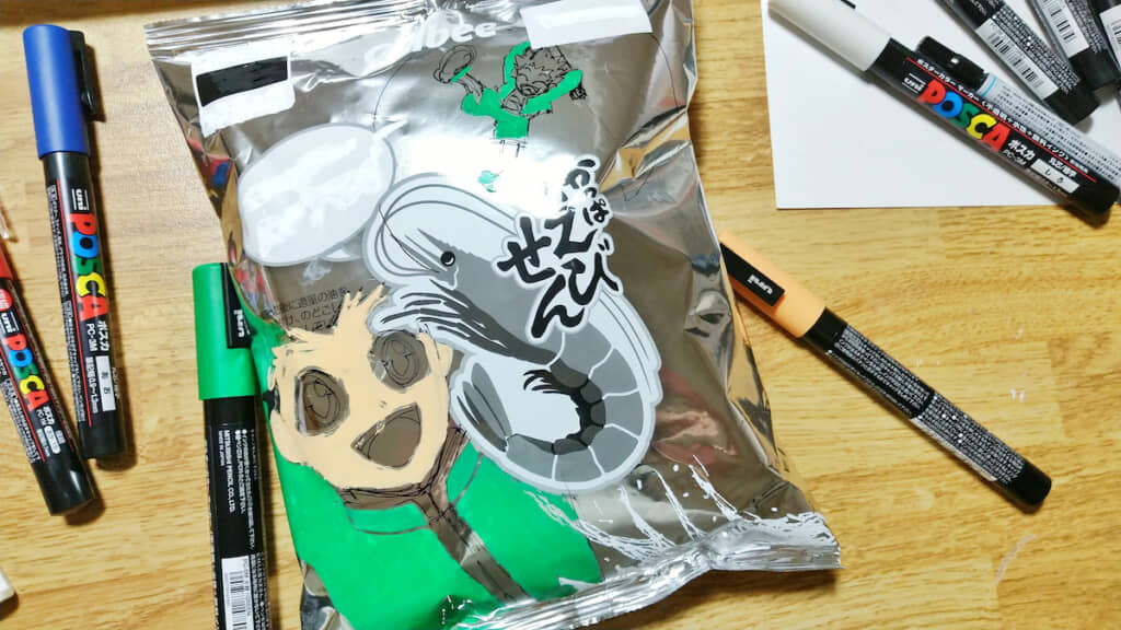 「この状態からなんとか色付けしました」