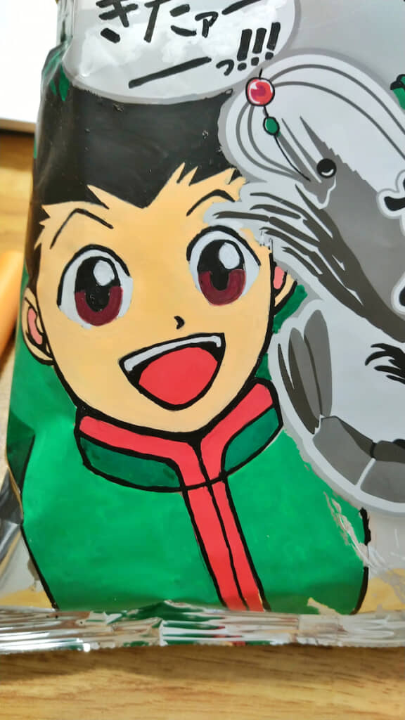 アニメ塗りっぽい仕上がりに