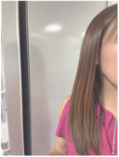 川崎さんの髪の毛