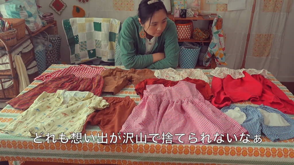 子どもたちに作った服が着られなくなったけれど……
