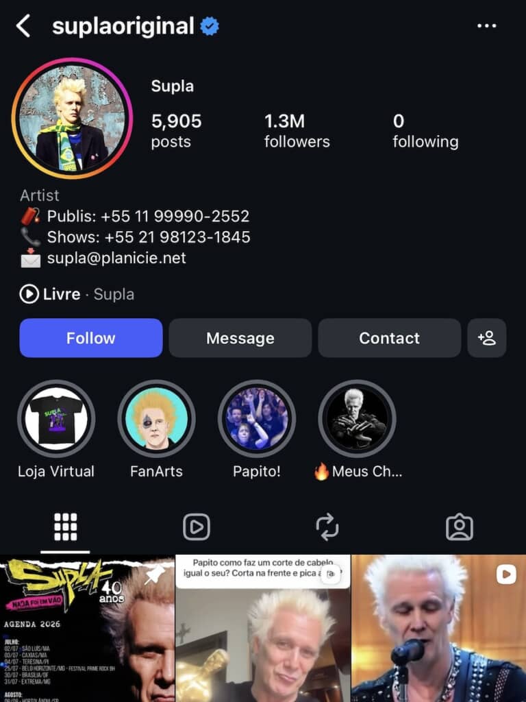 男性の正体は有名なミュージシャンのSuplaさん! Instagramのフォロワーは100万人超えの“ガチロックスター”でした