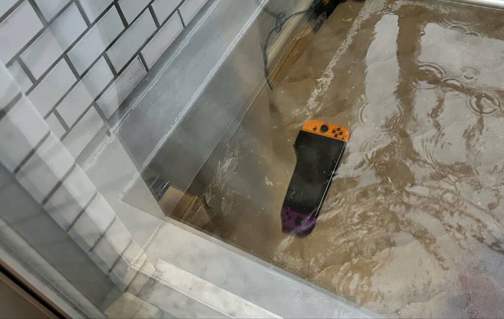 Switchが水没してる……!?