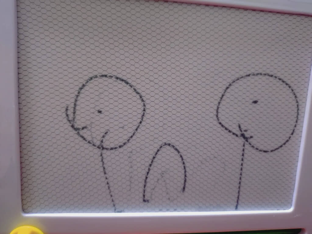 3歳娘が怒られたあとに描いたのは……