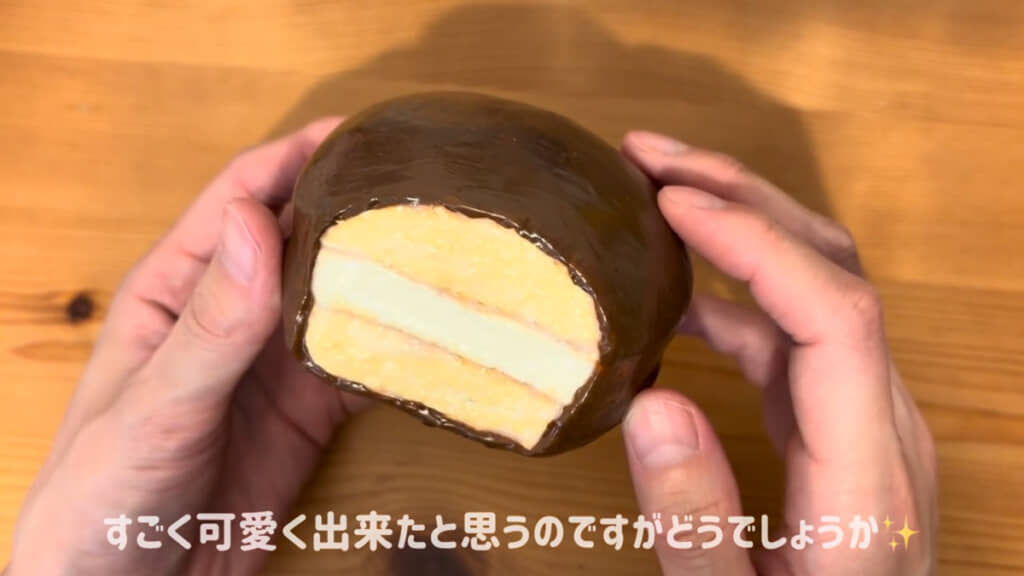 完成したスクイーズ。見ていて癒やされるかわいさ!