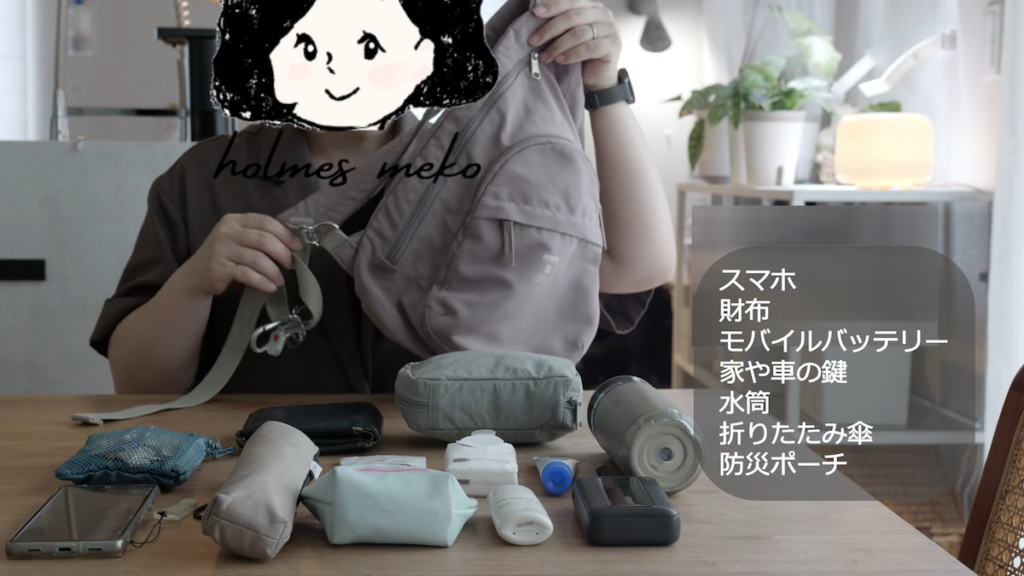 見直し前のバッグの中身
