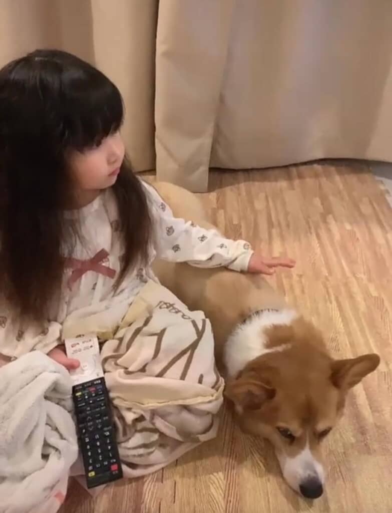 ゆいちゃんに甘えるちゃちゃくん