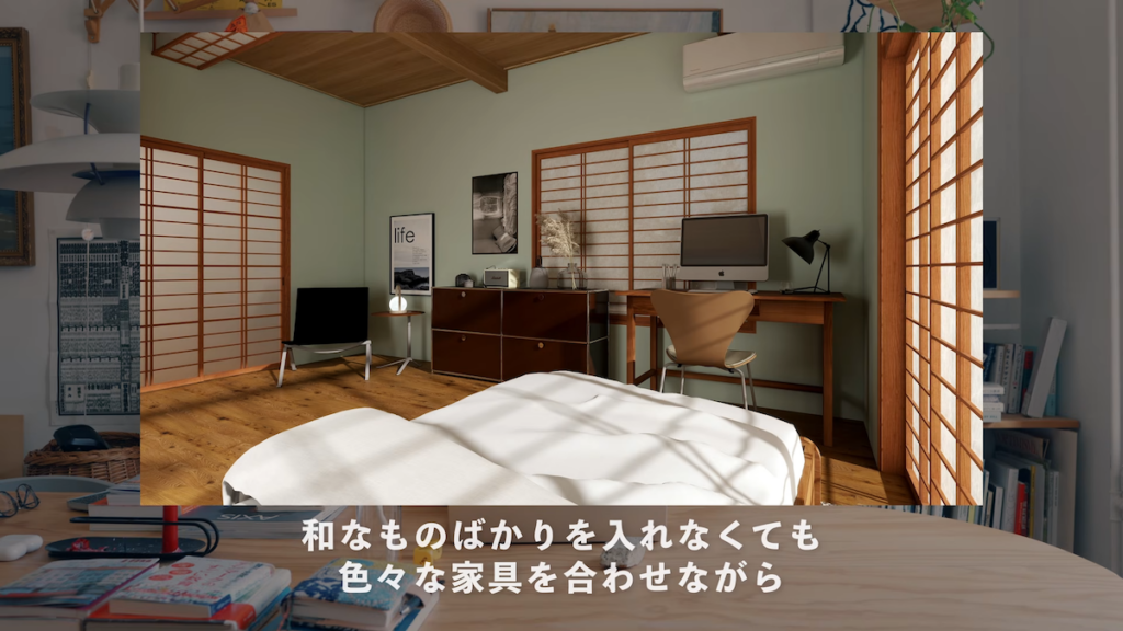 リンダさんがコーディネートした相談者の部屋