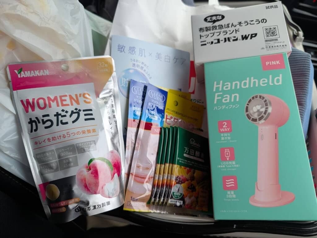 キャンペーンでこれだけの品数がもらえるとは……。しかもどれも実用性が高い！