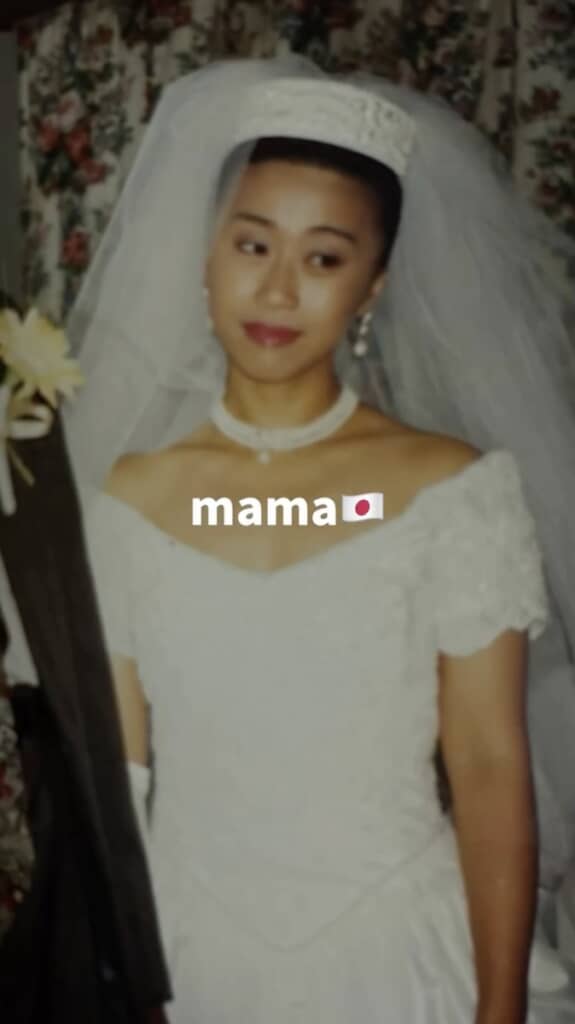 日本出身のチェルシーさんの母