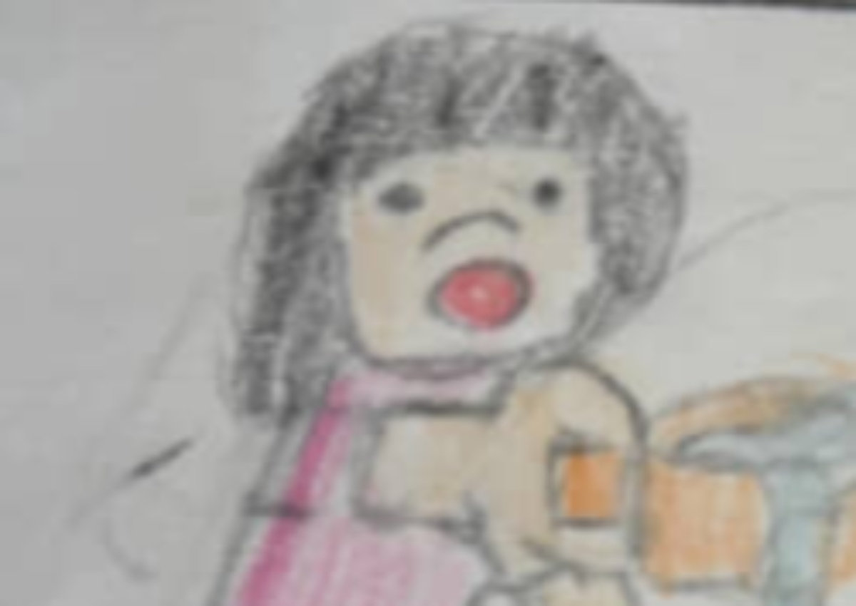 小5息子が描いた“打ち水の絵”→ママがよく見ると……「えっっ」「これは逸材だ」「LINEスタンプ欲しいw」(1/3) | 教育・子育て ねとらぼ