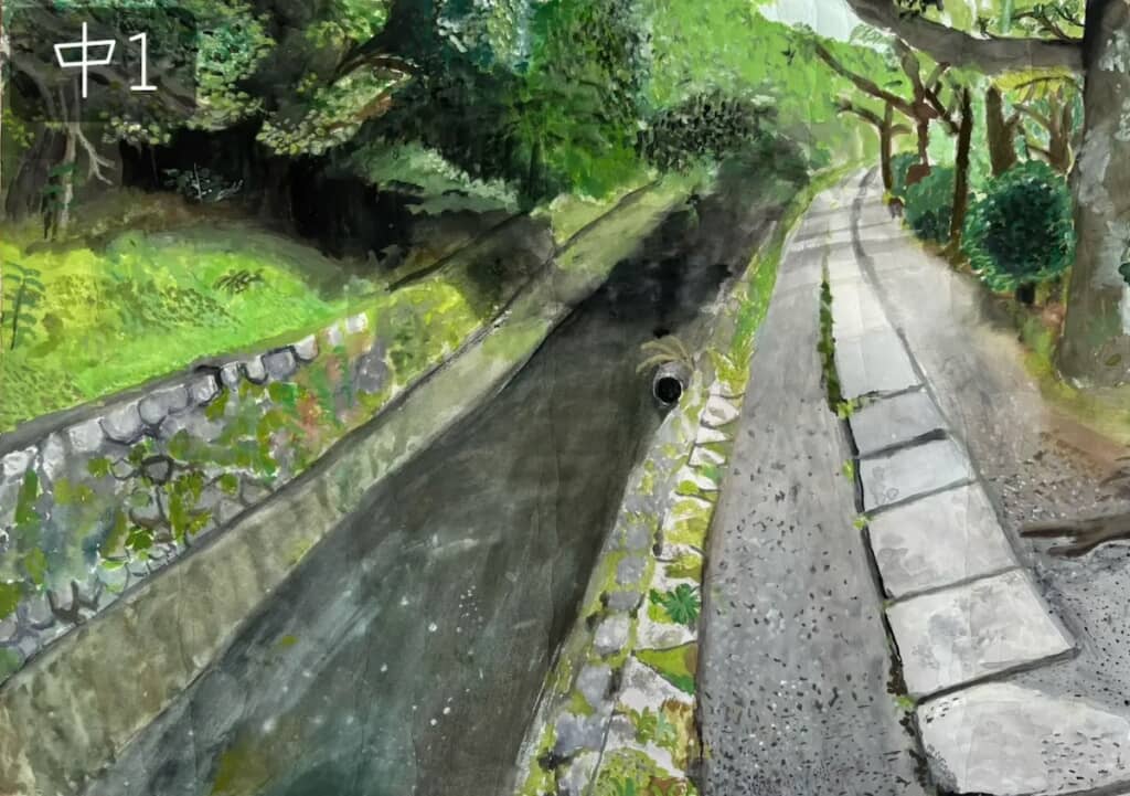 中1のころの作品。当時からじゅうぶん上手