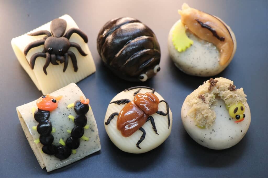 和菓子職人が本気で作ったゴキブリやムカデの和菓子
