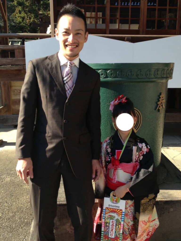 七五三の記念写真ではこんな笑顔に