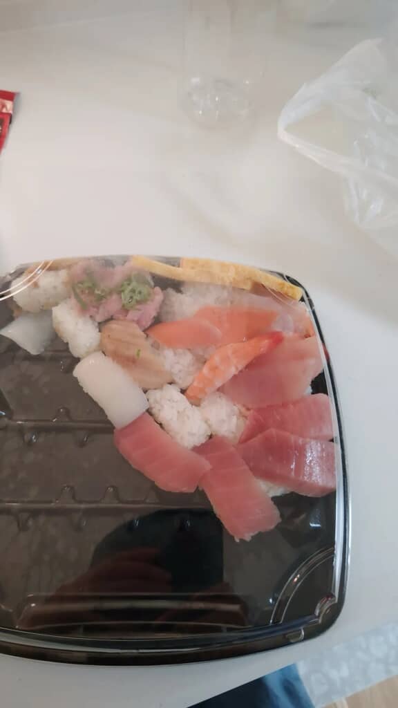 自転車でスシローのお寿司を取りに行ったらとんでもないことに！