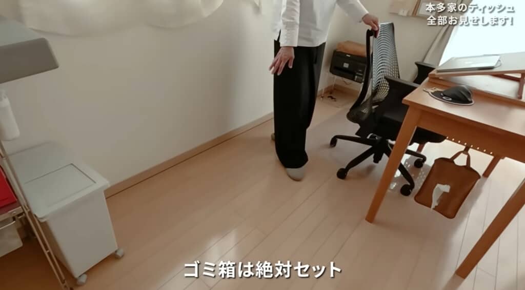 もちろんゴミ箱もセットで設置
