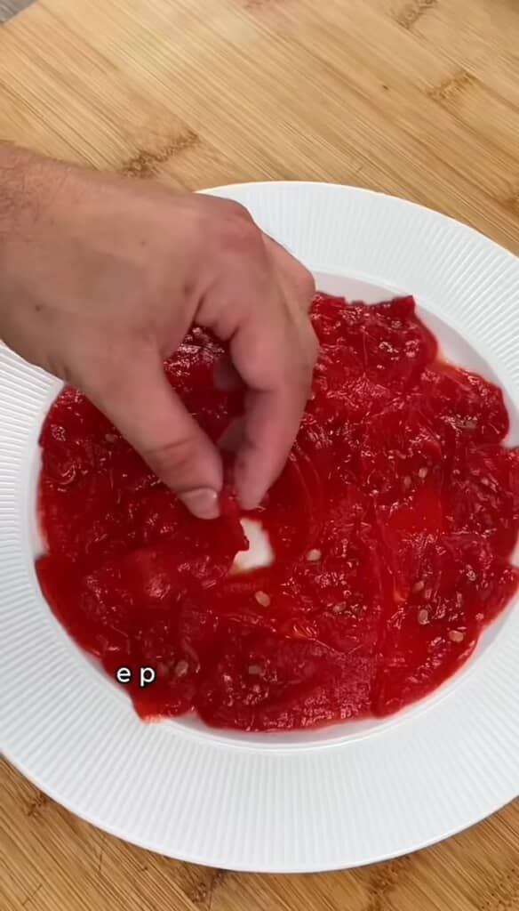スイカのカルパッチョ