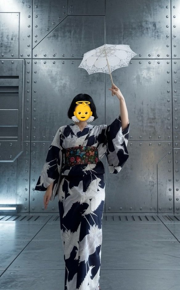 届いた小さすぎる日傘
