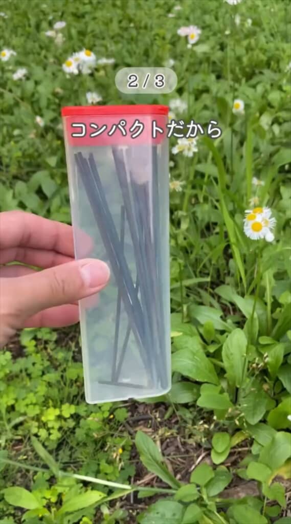 お線香を簡単に持ち運ぶ裏技