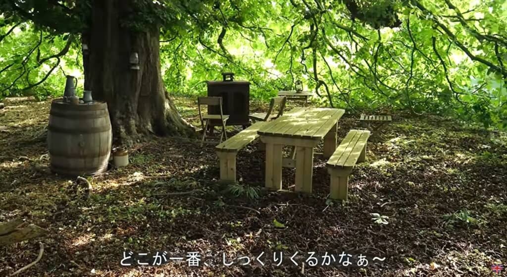 「ジブリの森」と呼んでいるところ