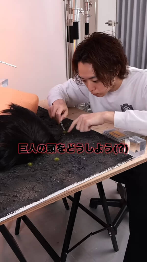 細部まで小道具を調整