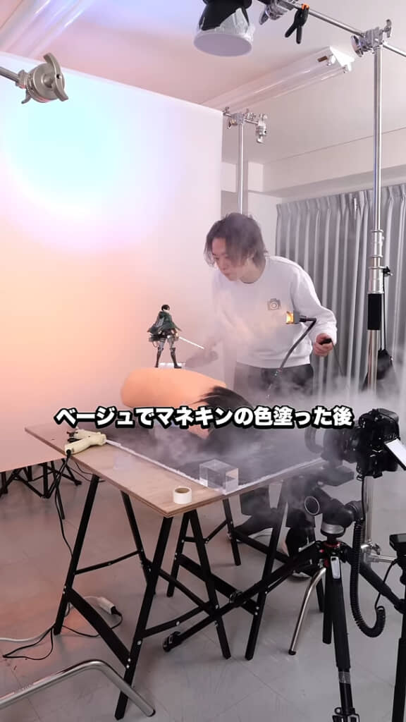 頭の中にあった構図を作り上げていく