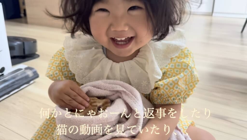 圧倒的猫派だったことが判明したうーちゃん